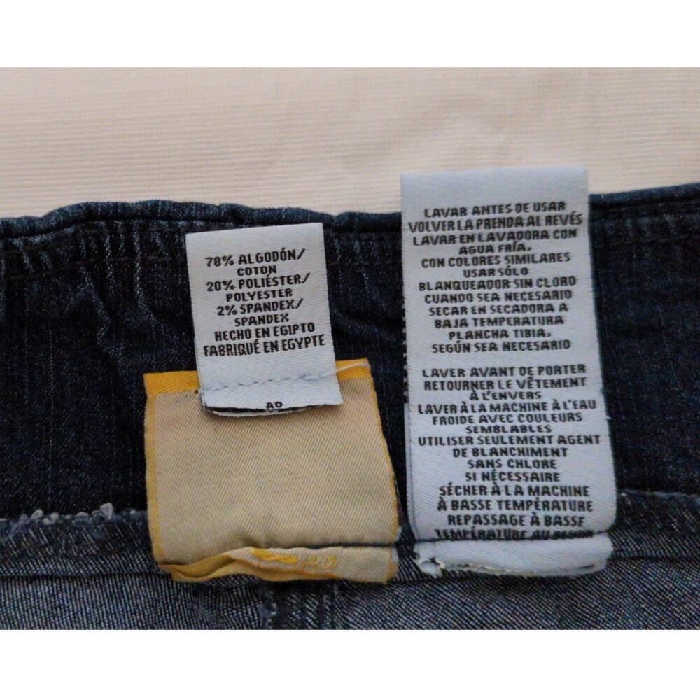 Ruby Rd Petite 14P Straight Leg Dark Wash PullOn Elastic Waist Back Pocket Jeans - Picture 10 of 10